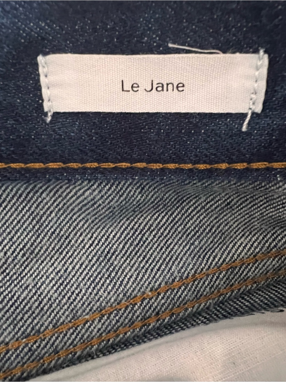 FRAME Blue Le Jane Contrast Patchwork Jeans size 28 excellent condition - Picture 13 of 14